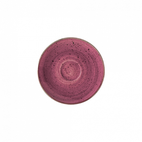 Bonna Porselen Aura Blackberry Türk Kahve Fincan Tabağı 12 cm