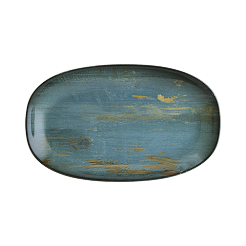 Bonna Porselen Madera Mint Gourmet Oval Kayık Tabak 24*14 cm