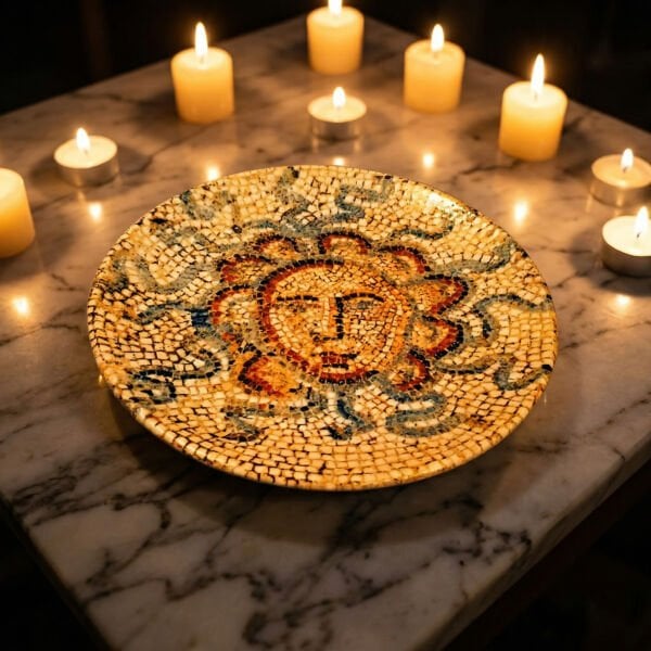 Mezopotamya Güneş Gourmet Düz Tabak 21 cm