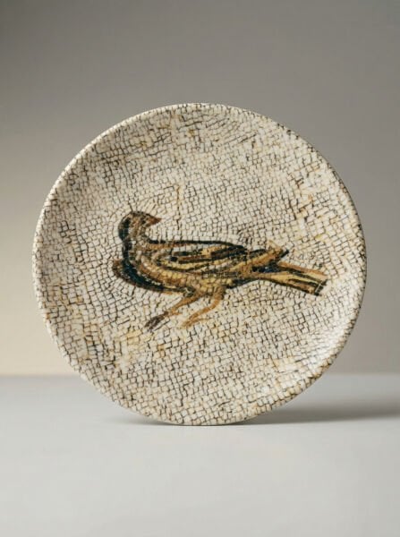 Bonna Mezopotamya Kuş Vago Gourmet Düz Tabak 21 cm