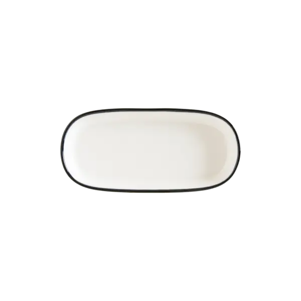 Linea Black Hygge 18 cm Oval Servis