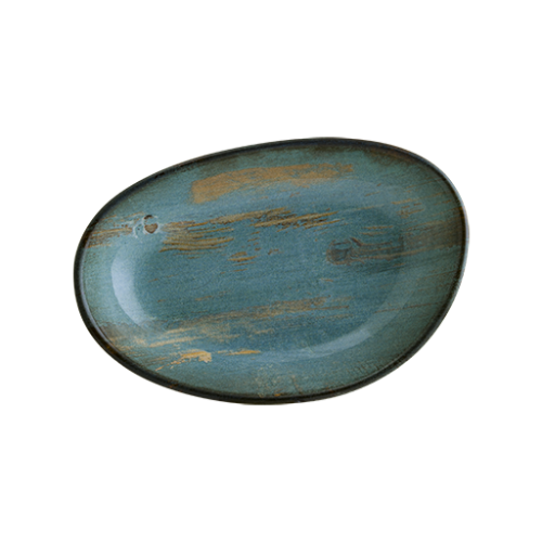 Bonna Porselen Madera Mint Vago Oval Kayık Tabak 15*8.5 cm