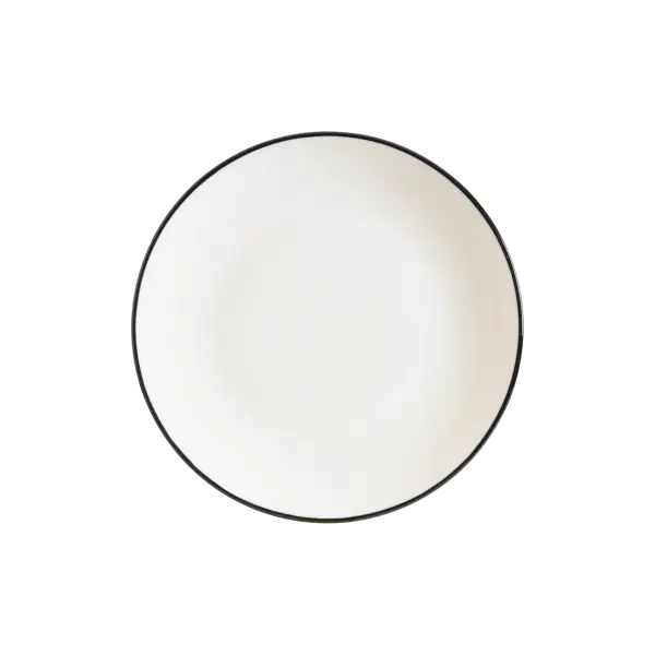 Linea Black Gourmet Düz Tabak 17 cm