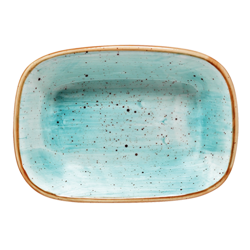 Bonna Porselen Aqua Gourmet Dikdörtgen Kayık 12*8.5 cm