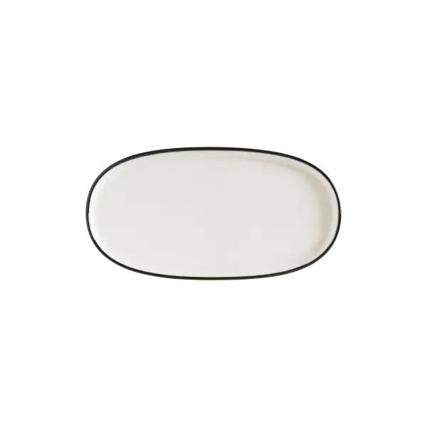 Linea Black Hygge 30cm Oval Servis