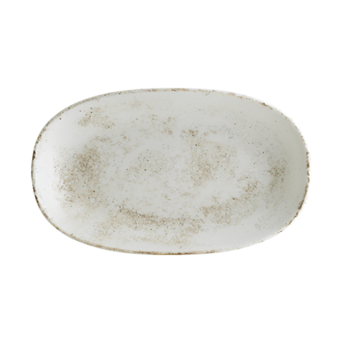 Bonna Porselen Nacrous Matt Gourmet Oval Kayık Tabak 29*17 cm