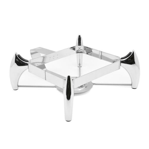 Biradlı Grovy Ekonomik Kare Chafing Dish Ayaklı Stand