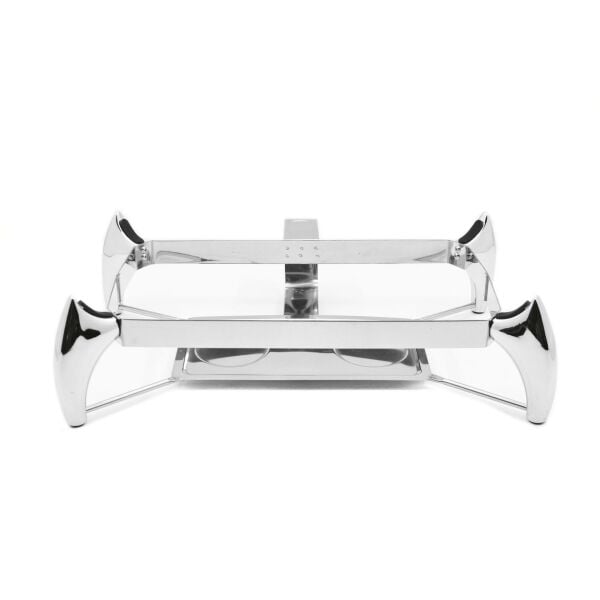 Biradlı Grovy Ekonomik Dikdörtgen Chafing Dish Ayaklı Stand
