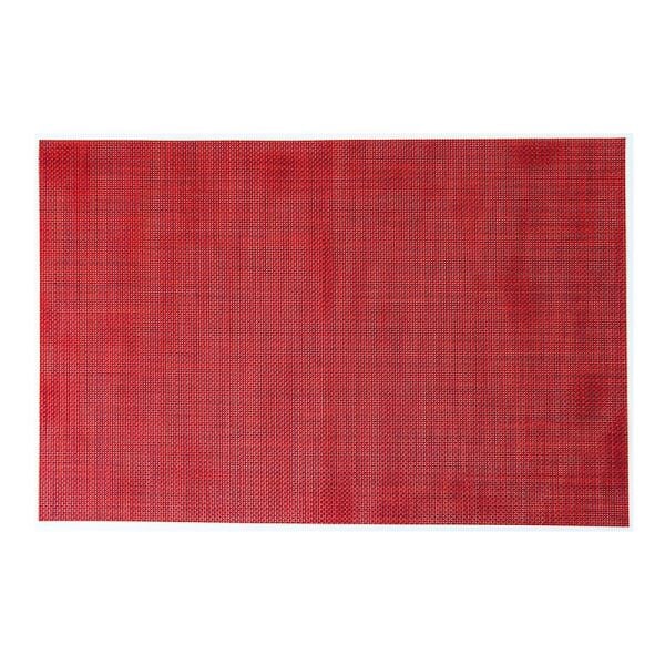 Biradlı PVC Amerikan Servis, 30x45 cm, Kırmızı