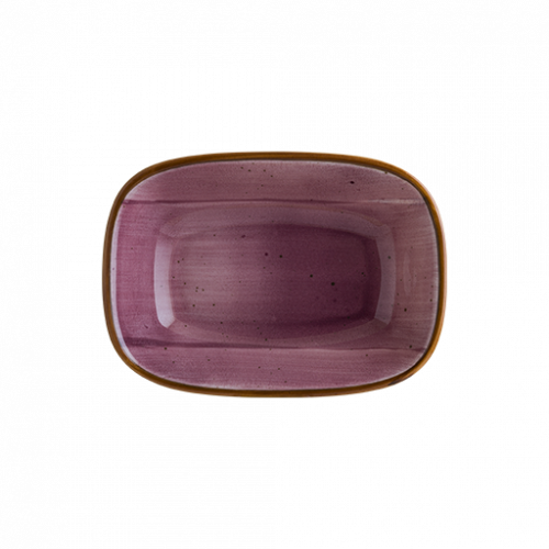 Bonna Porselen Aura Blackberry Dikdörtgen Kayık 12*8.5 cm