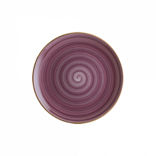 Bonna Porselen Aura Blackberry Gourmet Düz Tabak 25 cm