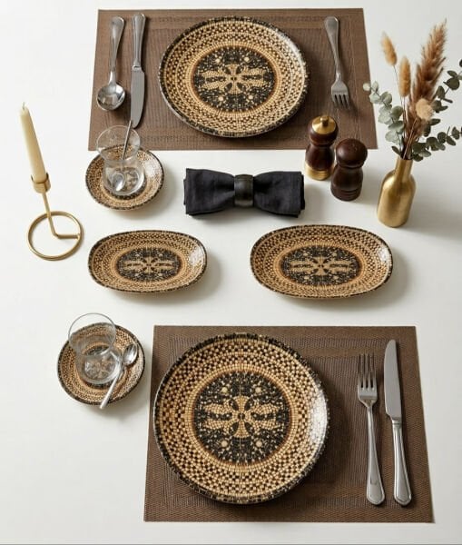 Bonna Mezopotamya Mozaik Kahvaltı Seti 2 Kişilik