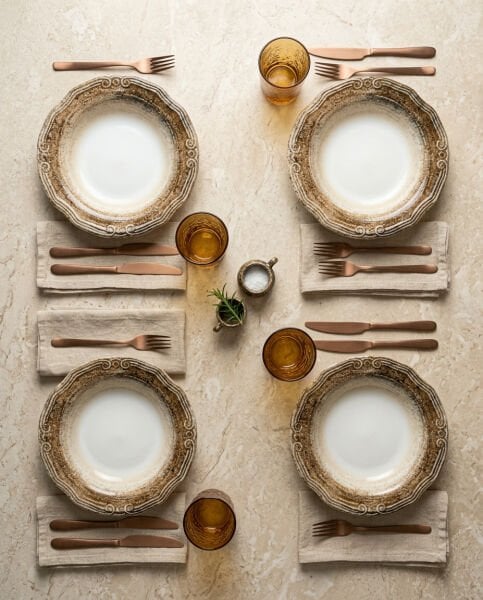 Qura Valore Düz Tabak 25cm