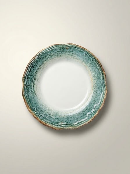 Qura Verde Düz Tabak 20cm