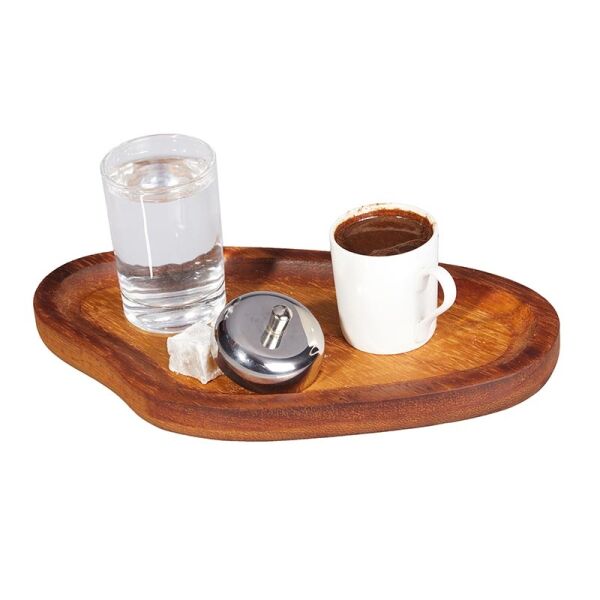 Biradlı Türk Kahvesi Sunum Seti, 26x14 cm