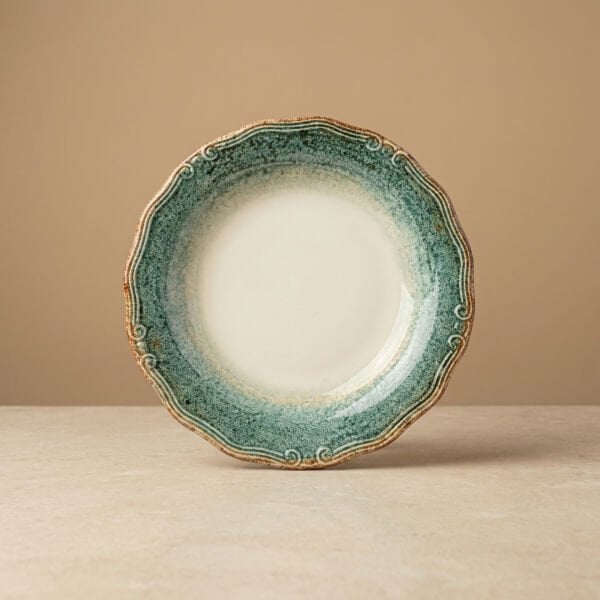 Qura Verde Düz Tabak 25 cm