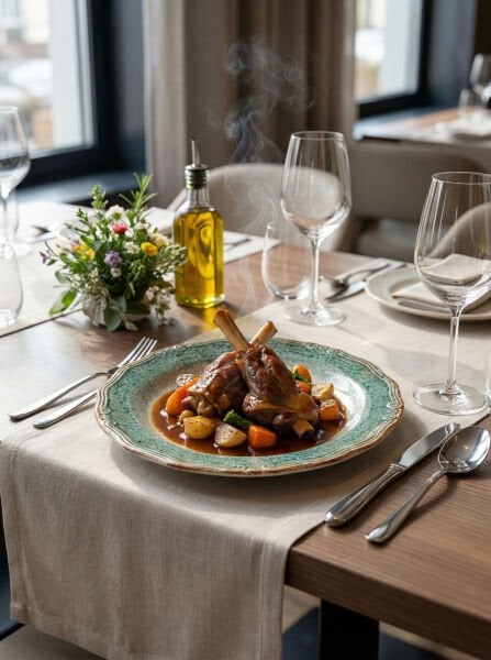 Qura Verde Düz Tabak 25 cm