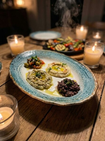 Qura Verde Oval Tabak 21 cm