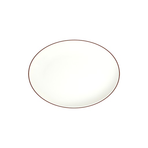 Modest Brown Lona Oval Tabak 33 cm