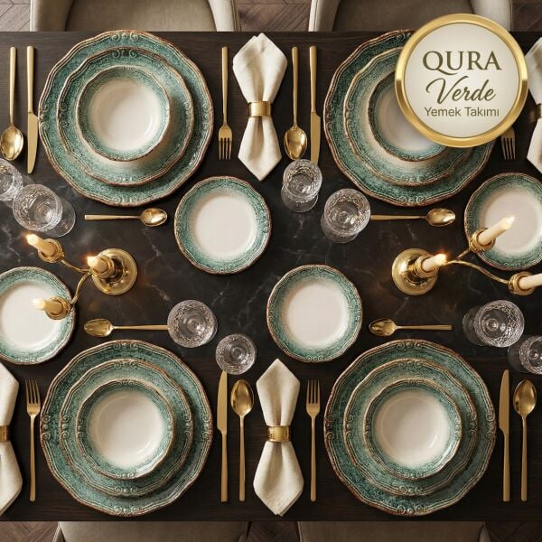 Qura Verde Yemek Takımı 4 Kişilik