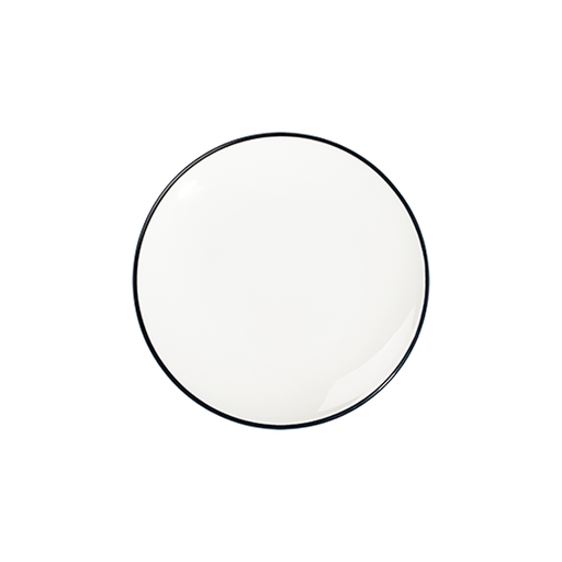 Modest Black Lona Düz Tabak 28,5 cm