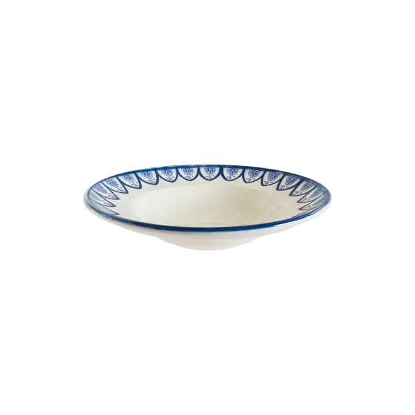 Esnaf Mid White Gourmet Çukur Tabak 24 cm 400 cc