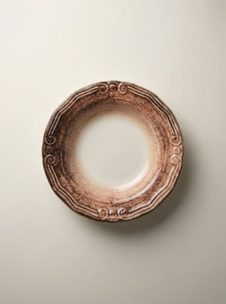 Qura Elan Çukur Tabak 17cm