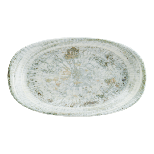 Bonna Porselen Odette Olive Gourmet Oval Kayık Tabak 24*14 cm