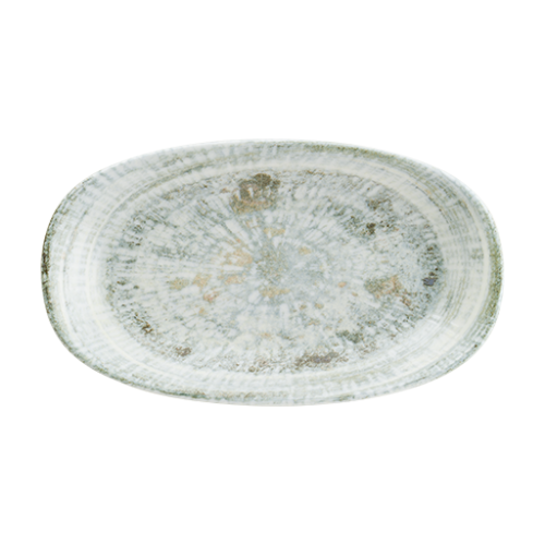 Bonna Porselen Odette Olive Gourmet Oval Kayık Tabak 34*19 cm