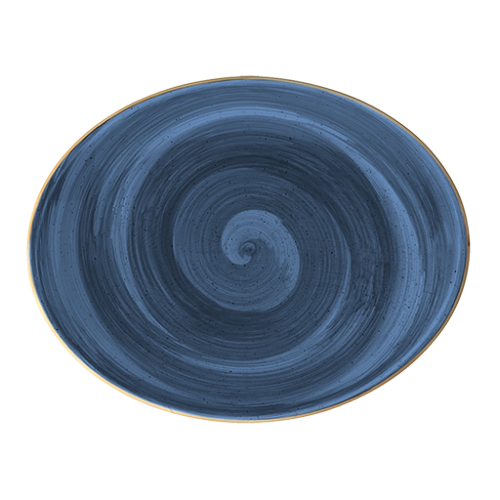 Bonna Porselen Dusk Moove Oval Tabak 36*28 cm