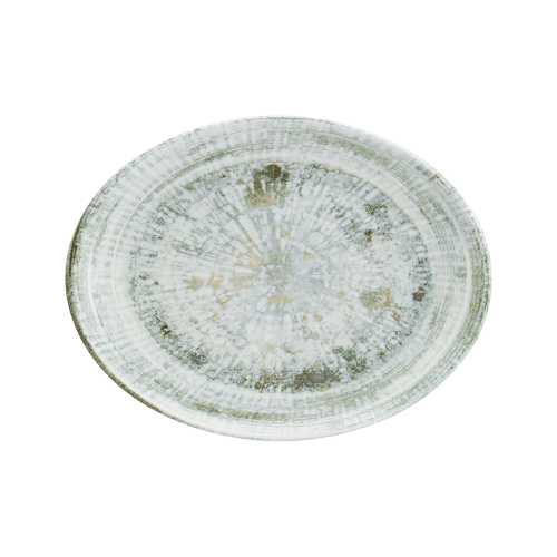 Bonna Porselen Odette Olive Moove Oval Tabak 25 cm