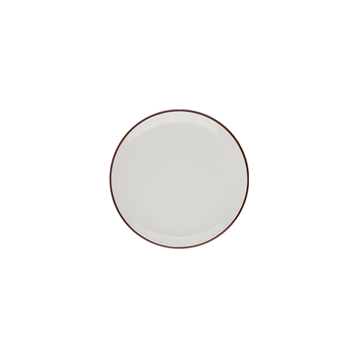 Modest Brown Lona Düz Tabak 21 cm