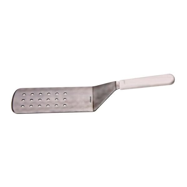Biradlı Delikli Çelik Spatula, Belli, 25x7.5 cm