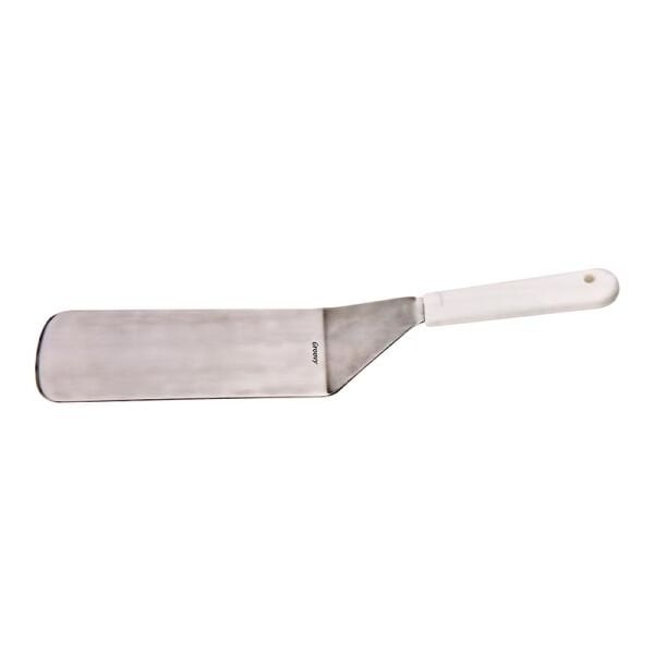 Biradlı Belli Çelik Spatula, 25x7.5 cm