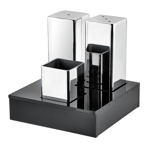 Biradlı Tuzluk Takımı, 3'lü, Kapalı