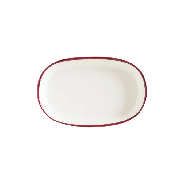 Linea Burgundy Hygge 10cm Oval Servis