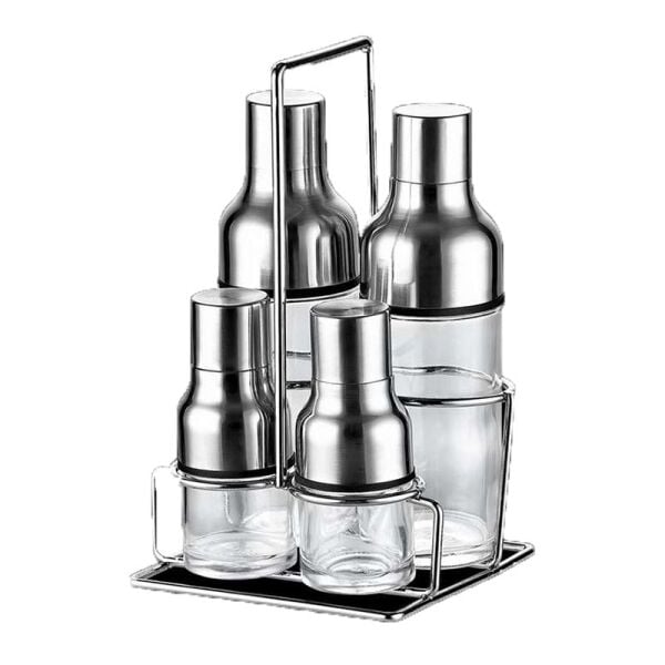 Biradlı Yağlık Takımı, Tel Standlı, 4'lü, 300 cc