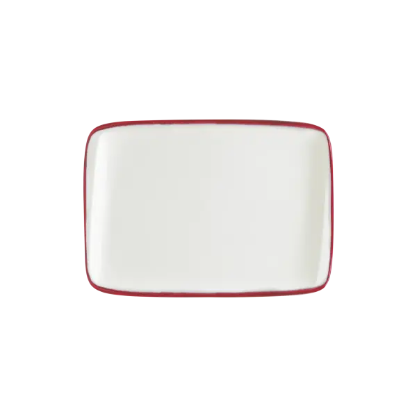 Linea Burgundy Moove Dikdörtgen Tabak 23*16 cm