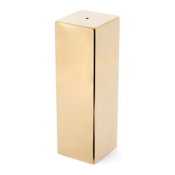 Biradlı Everest Kare Biberlik, Tekli, 4x4x12.5 cm, Altın