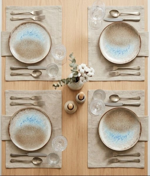 ID Fine Delta Lona Düz Tabak 23 cm