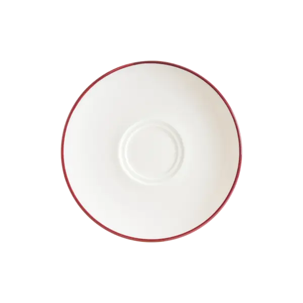 Linea Burgundy Kahve Fincan Tabağı 16 cm