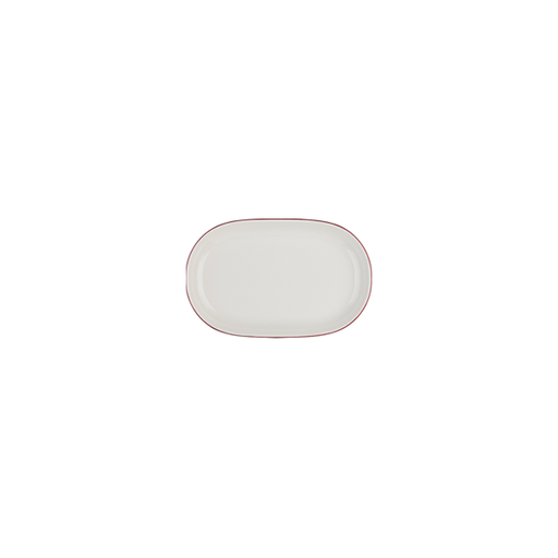 Modest Maroon Magnus Oval Kayık 18 cm