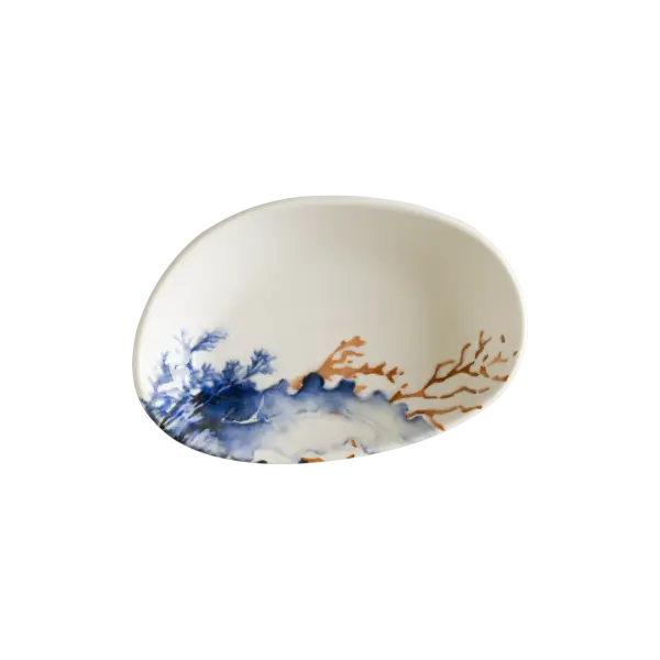 Aquelis Vago Oval Kayık Tabak 12*8 cm