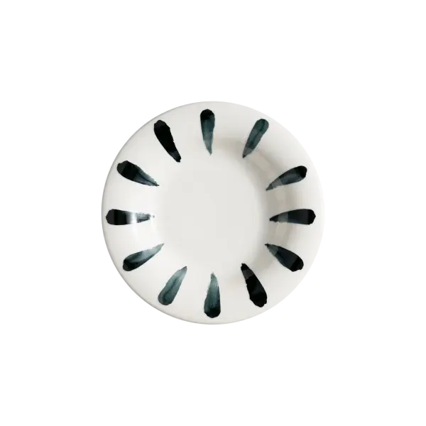 Lavis Black Albus Çukur Tabak 23 cm 330 cc