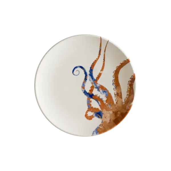 Aquelis Ahtapot Gourmet 25 cm Düz Tabak