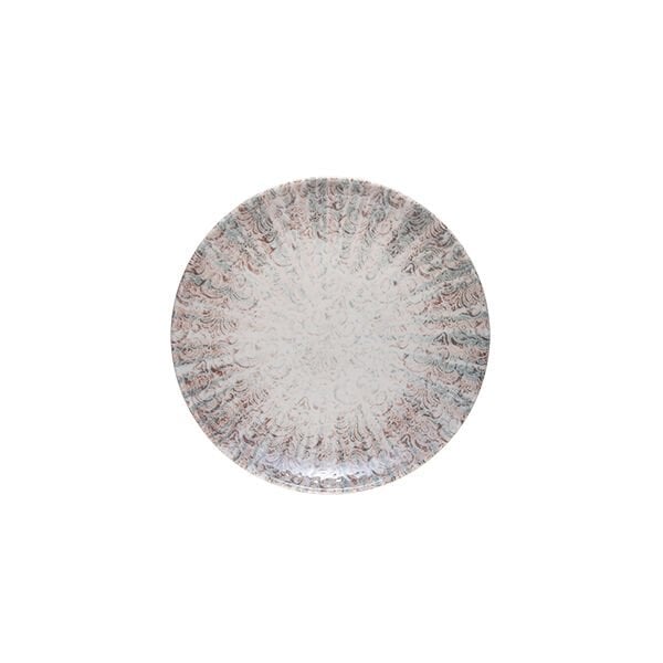 Damask Lona Düz Tabak 19 cm *12