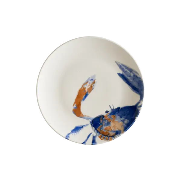 Aquelis Yengeç Gourmet 19 cm Düz Tabak