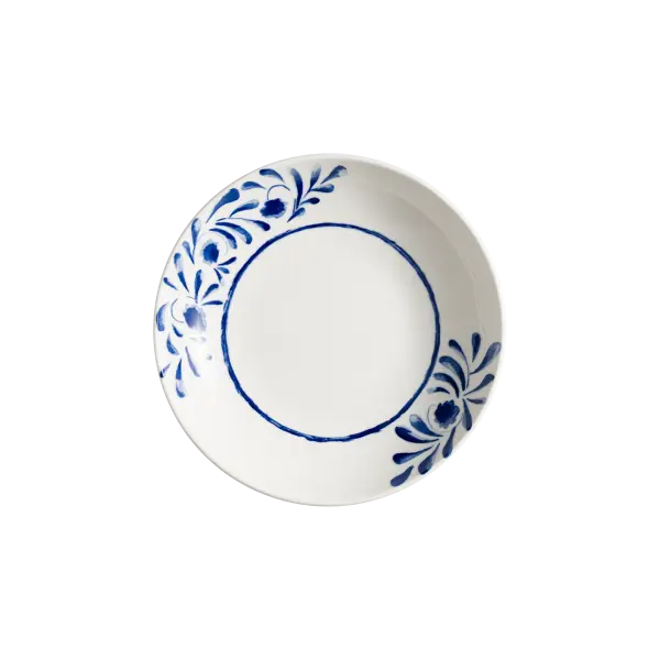 Lavis Blue Bloom Çukur Tabak 23 cm 1000 cc