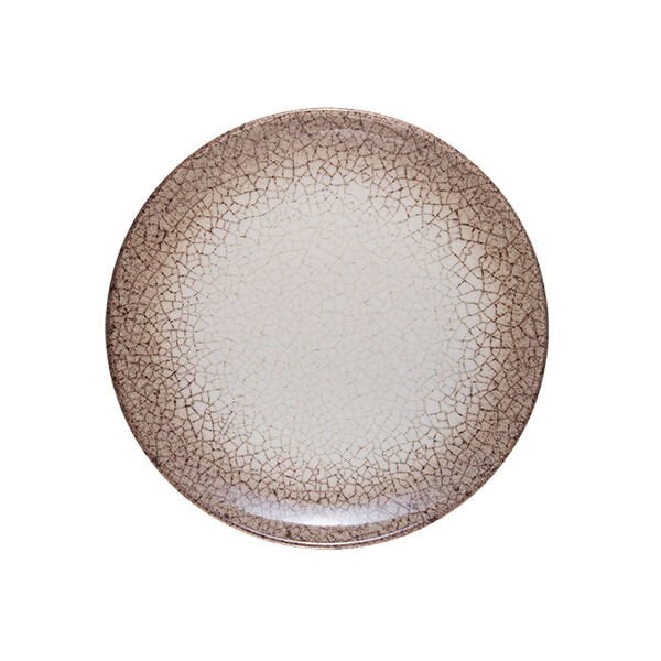 Deserto Lona Düz Tabak 25 cm *12