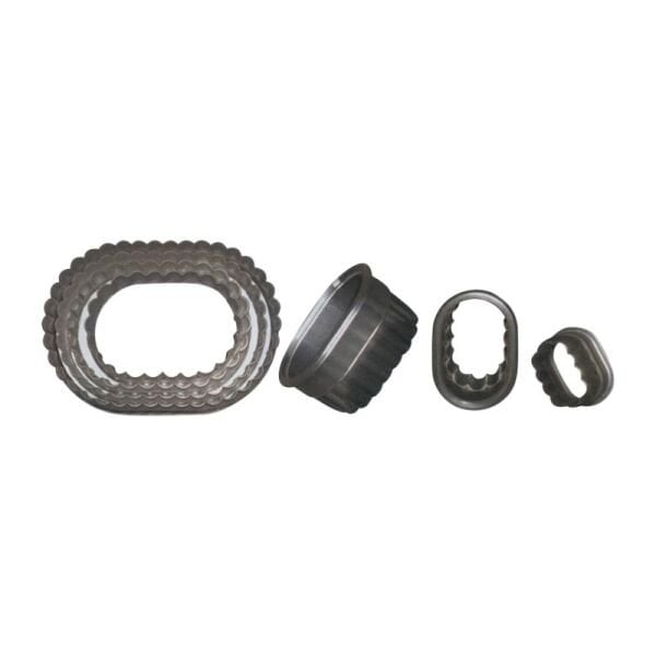 Biradlı Polikarbon Valovan Kalıbı, Oval, Dişli